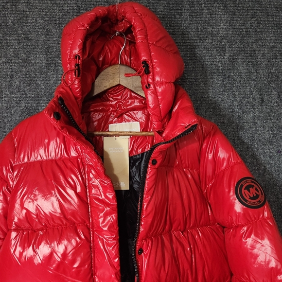 Michael Kors Nylon Women's Puffer Jacket Sz M - Picture 3 of 12